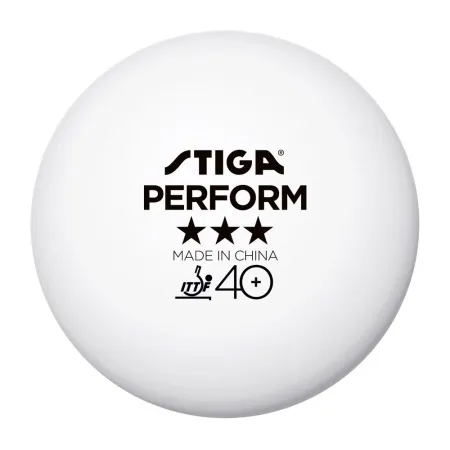 Мяч для наст. тенниса Stiga Perform 3***, 40+, 1113-2110-06, пластик, ITTF Appr., уп.6 шт, бел за 2&nbsp;121.60 ₽ купить в Тамбове