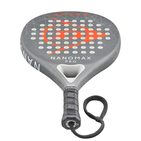 Ракетка для падела Dunlop Nanomax Pro, 10370739, для профессионалов, карбон,серо-оранжевый за 17&nbsp;248.20 ₽ купить в Тамбове
