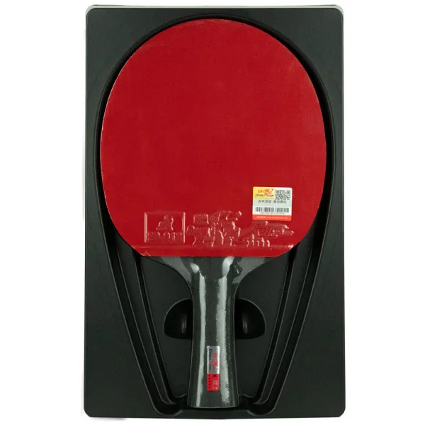 Ракетка для н/т DOUBLE FISH Black Carbon King Racket 3***, для професс.,ITTF Appr.,накл.2,1,мм за 4&nbsp;346.90 ₽ в Тамбове