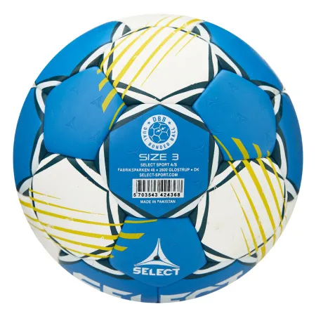 Мяч ганд. SELECT HB FORCE DB V25, 1622858205, Senior (р.3), EHF Appr,ПУ, гибр.сш., сине-белый за 8&nbsp;438.80 ₽ купить в Тамбове