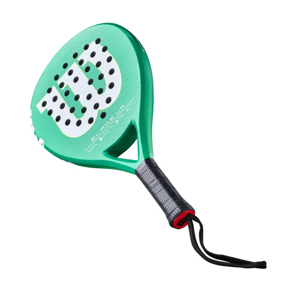Ракетка для падела WILSON Blade Jr  V4 Padel, WR213811U0, для начин-х, стекловолокно, зеленый за 14&nbsp;934.50 ₽ в Тамбове