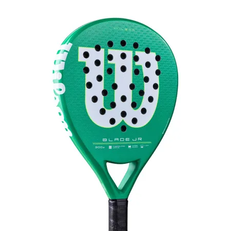 Ракетка для падела WILSON Blade Jr  V4 Padel, WR213811U0, для начин-х, стекловолокно, зеленый за 14&nbsp;934.50 ₽ купить в Тамбове