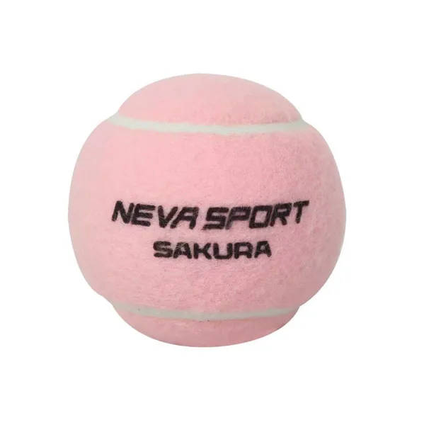 Мяч для падела NS Sakura, UAA2, уп.3 шт, сукно, нат.резина, розовый за 824.50 ₽ в Тамбове