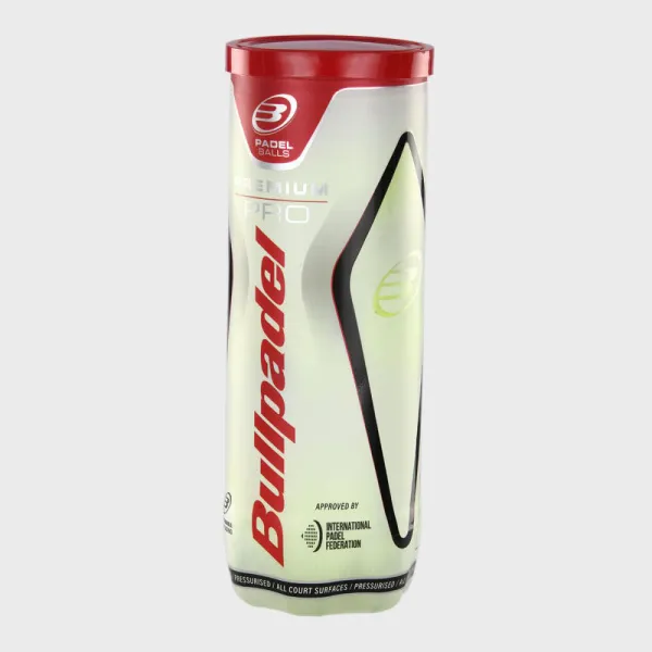 Мяч для падела BULLPADEL Premium PRO, 471959, уп.3 шт, FIP Approved, войлок, нат.резина,желтый за 1&nbsp;094.80 ₽ в Тамбове