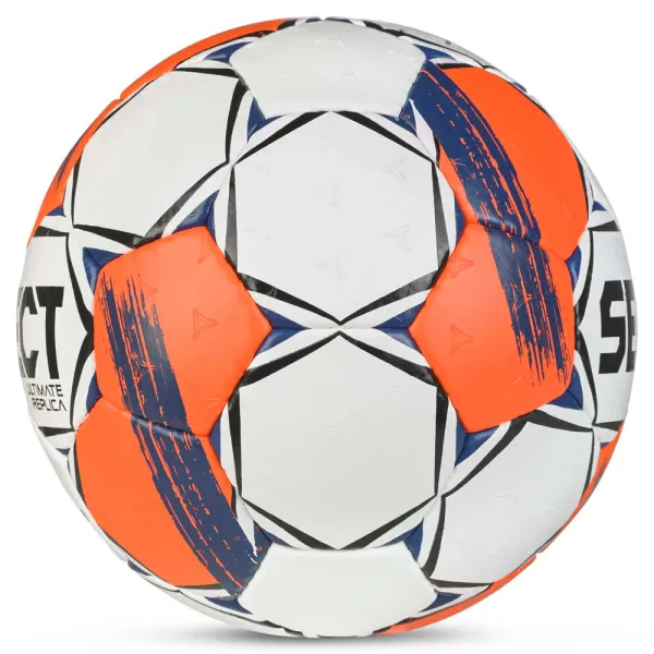 Мяч ганд. SELECT Ultimate Replica v25, 3572858745, р.3(Senior), ПУ,руч.сш, бел-оранж-т.син за 5&nbsp;373.70 ₽ в Тамбове