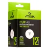Мяч для наст. тенниса Stiga Cup ABS, 1110-2510-12, диам.40+мм, пластик, упак. 12 шт, белый за 1&nbsp;774.80 ₽ купить в Тамбове