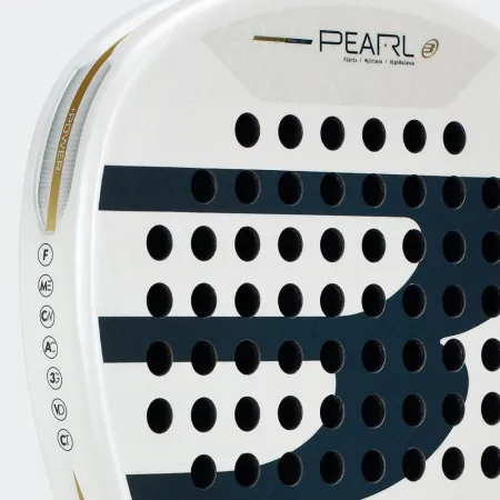 Ракетка для падела BULLPADEL Pearl 26, 493804, для профессионалов, карбон, бело-серый за 35&nbsp;929.50 ₽ купить в Тамбове