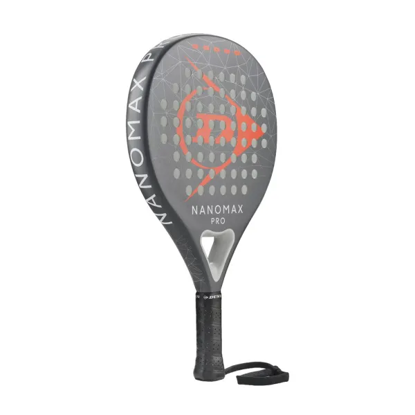 Ракетка для падела Dunlop Nanomax Pro, 10370739, для профессионалов, карбон,серо-оранжевый за 17&nbsp;248.20 ₽ в Тамбове