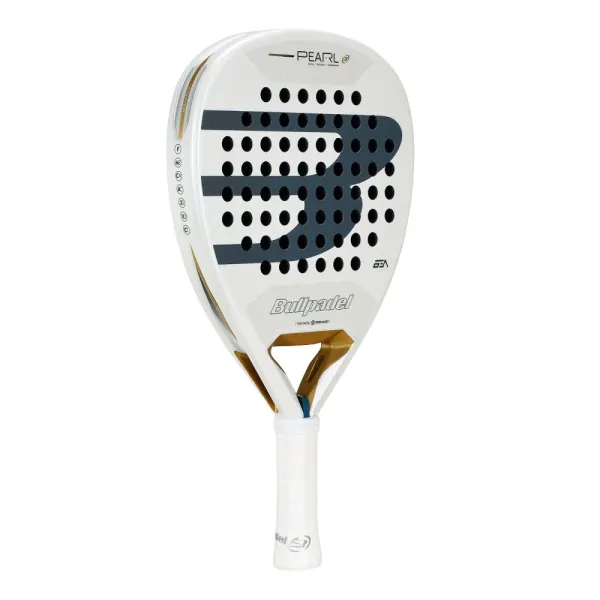 Ракетка для падела BULLPADEL Pearl 26, 493804, для профессионалов, карбон, бело-серый за 35&nbsp;929.50 ₽ в Тамбове
