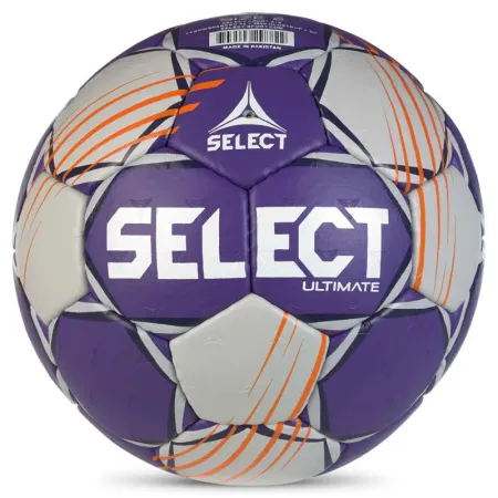 Мяч ганд. SELECT Ultimate Official EHF V24, 1612858999, Senior(р.3), EHF Appr, ПУ, руч.сш, фиол-сер за 15&nbsp;504 ₽ купить в Тамбове