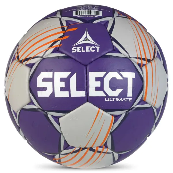 Мяч ганд. SELECT Ultimate Official EHF V24, 1612858999, Senior(р.3), EHF Appr, ПУ, руч.сш, фиол-сер за 15&nbsp;504 ₽ в Тамбове