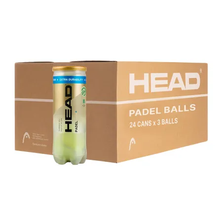 Мяч для падела HEAD Padel Pro S+, 540303, уп.3 шт, FIP Approved, войлок,нат.резина,желтый за 933.30 ₽ купить в Тамбове