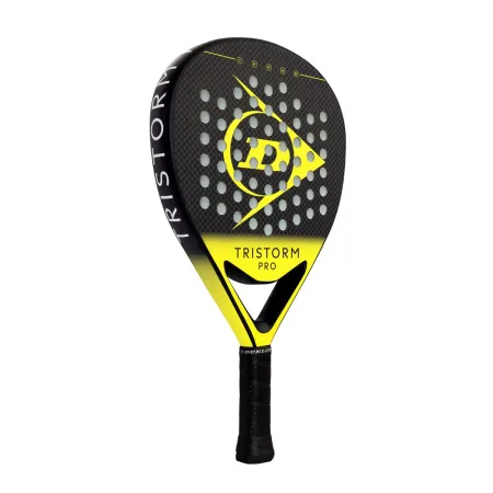 Ракетка для падела Dunlop Tristorm Pro, 10359946, для опытных игроков, графит, черно-желтый за 19&nbsp;643.50 ₽ купить в Тамбове