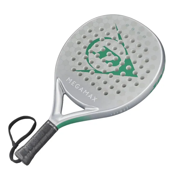 Ракетка для падела Dunlop Megamax Silver, 10370741, для начинающих, графит, серебристый за 11&nbsp;740.20 ₽ в Тамбове