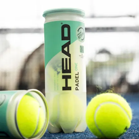 Мяч для падела HEAD Padel One S, 575383, уп.3 шт, FIP Approved, войлок,нат.резина,желтый за 933.30 ₽ купить в Тамбове