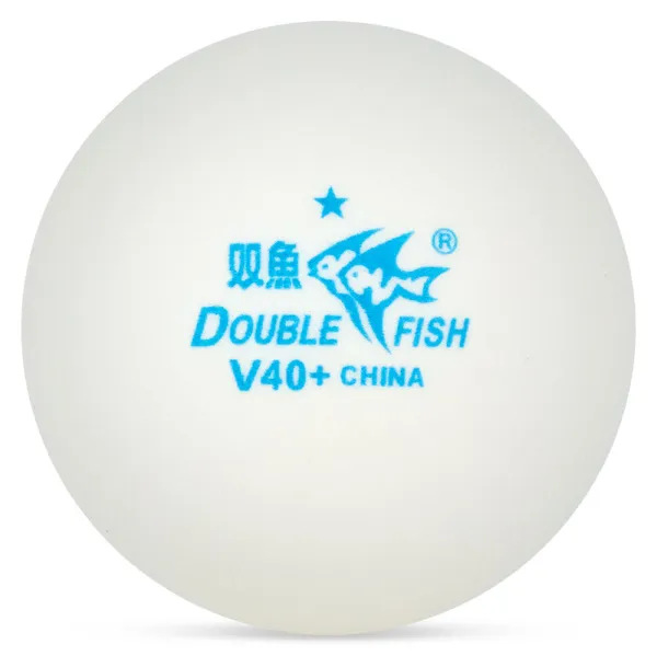 Мяч для наст. тенниса DOUBLE FISH 1* Ball, арт. V40+1, диам. V40+мм,плаcтик,упак.100 шт,белый за 4&nbsp;243.20 ₽ в Тамбове