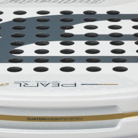 Ракетка для падела BULLPADEL Pearl 26, 493804, для профессионалов, карбон, бело-серый за 35&nbsp;929.50 ₽ купить в Тамбове