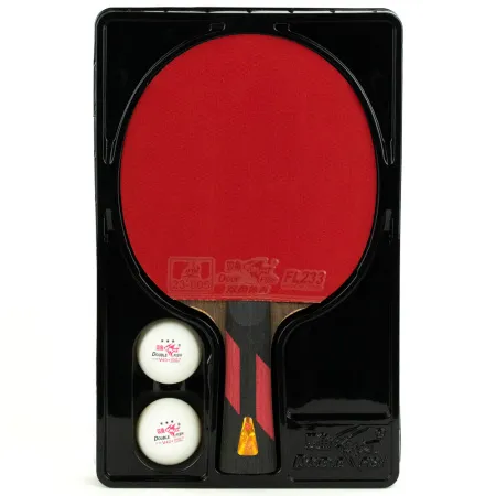 Ракетка для н/т DOUBLE FISH 7A+C, для професс.,ITTF Appr.,накл.2,1мм,+ 2 мяча V40+мм ITTF Appr за 3&nbsp;559.80 ₽ купить в Тамбове