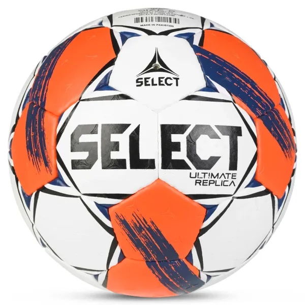 Мяч ганд. SELECT Ultimate Replica v25, 3572858745, р.3(Senior), ПУ,руч.сш, бел-оранж-т.син за 5&nbsp;373.70 ₽ в Тамбове