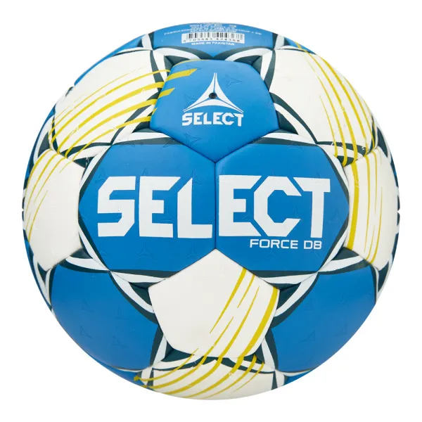 Мяч ганд. SELECT HB FORCE DB V25, 1622858205, Senior (р.3), EHF Appr,ПУ, гибр.сш., сине-белый за 8&nbsp;438.80 ₽ в Тамбове