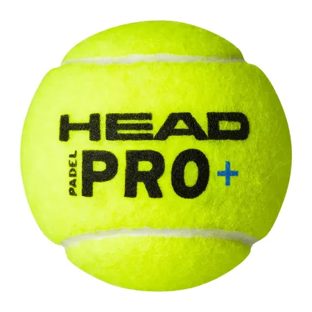 Мяч для падела HEAD Padel Pro+, 540203, уп.3 шт, FIP Approved, войлок,нат.резина,желтый за 933.30 ₽ купить в Тамбове